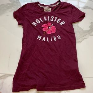 Hollister Maroon T-shirt
